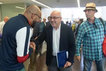 Acuerdo político entre NC, PSOE y Podemos para el Gobierno de Gran Canaria (Foto TA)